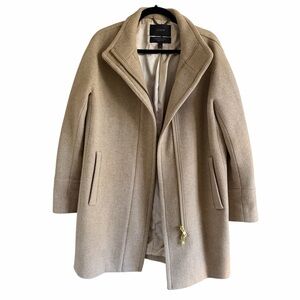 J.Crew Stadium Cloth Cocoon Wool Coat Size 12